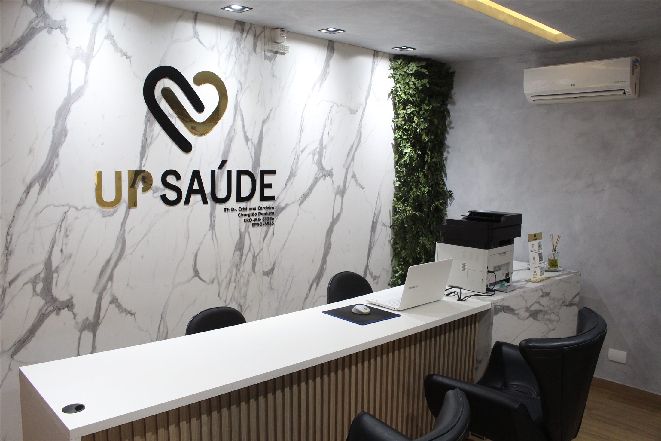 Recepção real da UP Saúde em Uberaba
